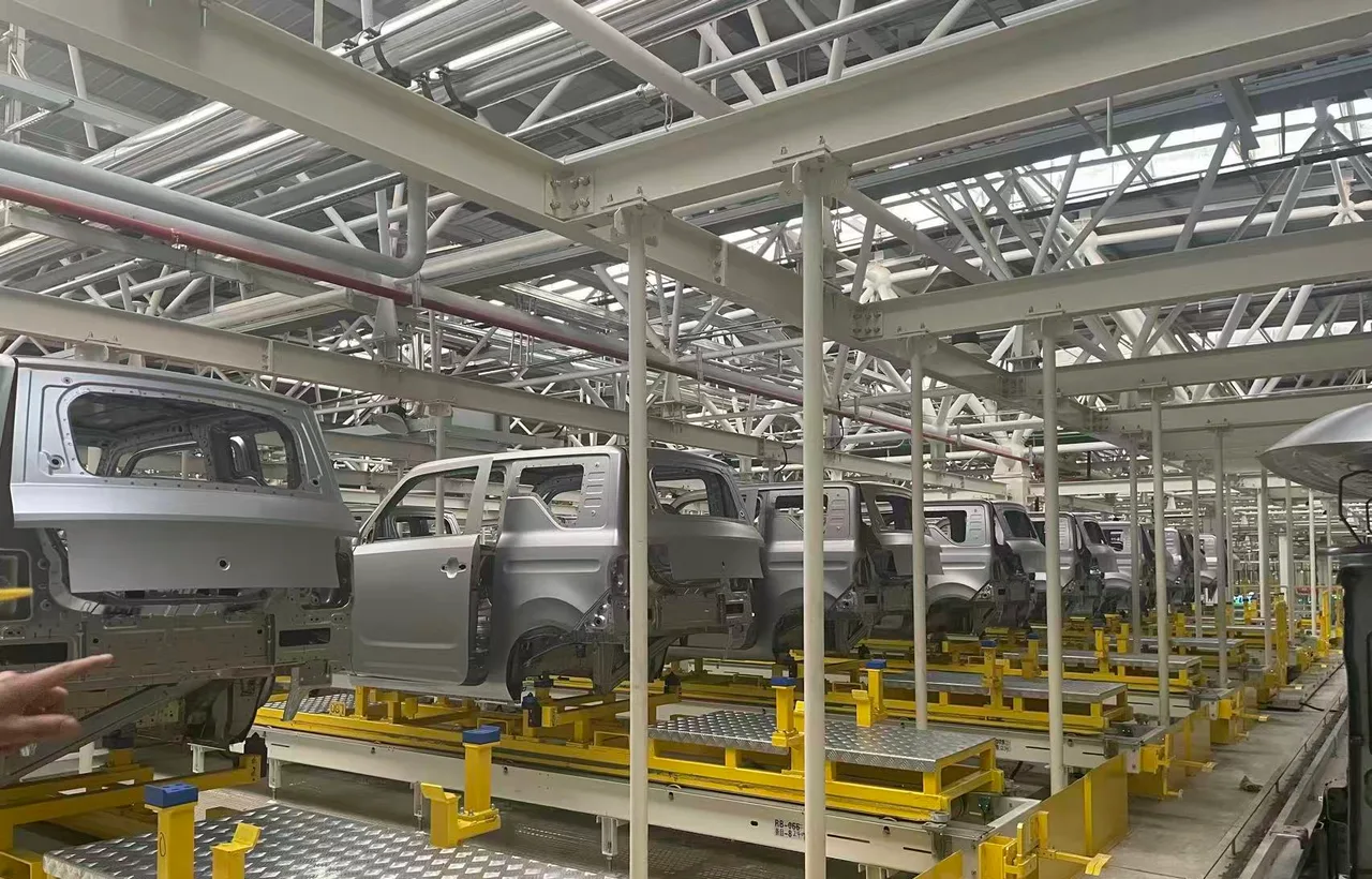 Body skid storage line