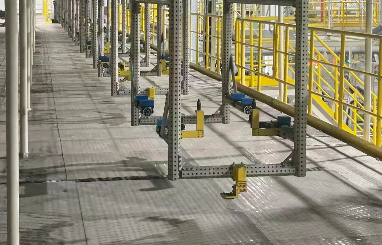 Automotive chassis line