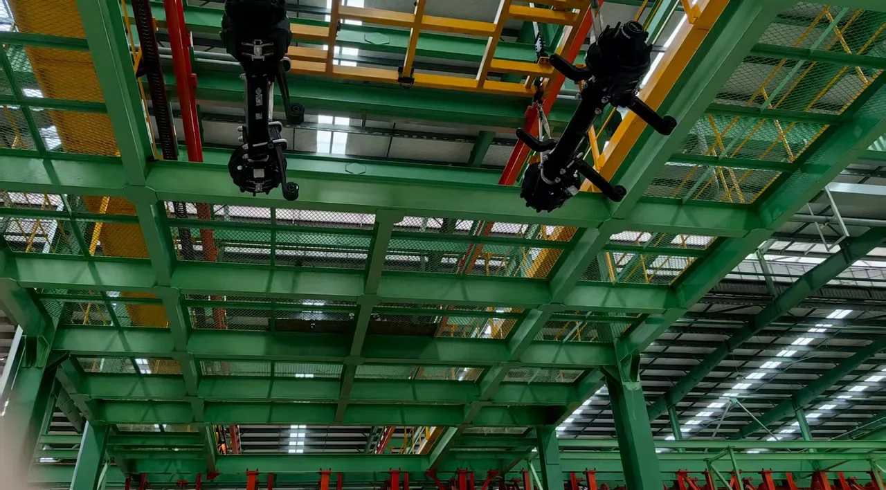 Axle overhead transfer line