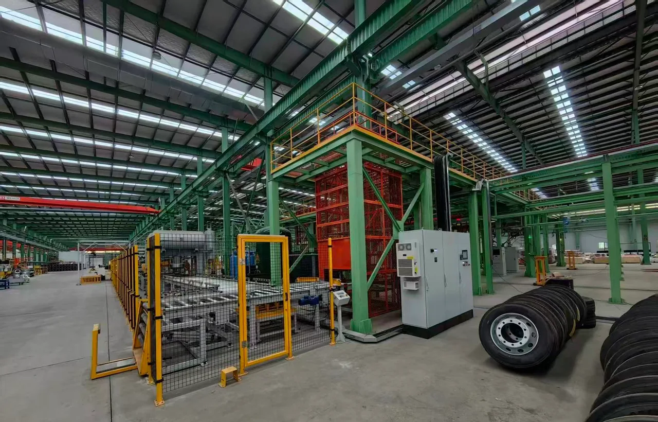 Tire assembly line, Jintianma