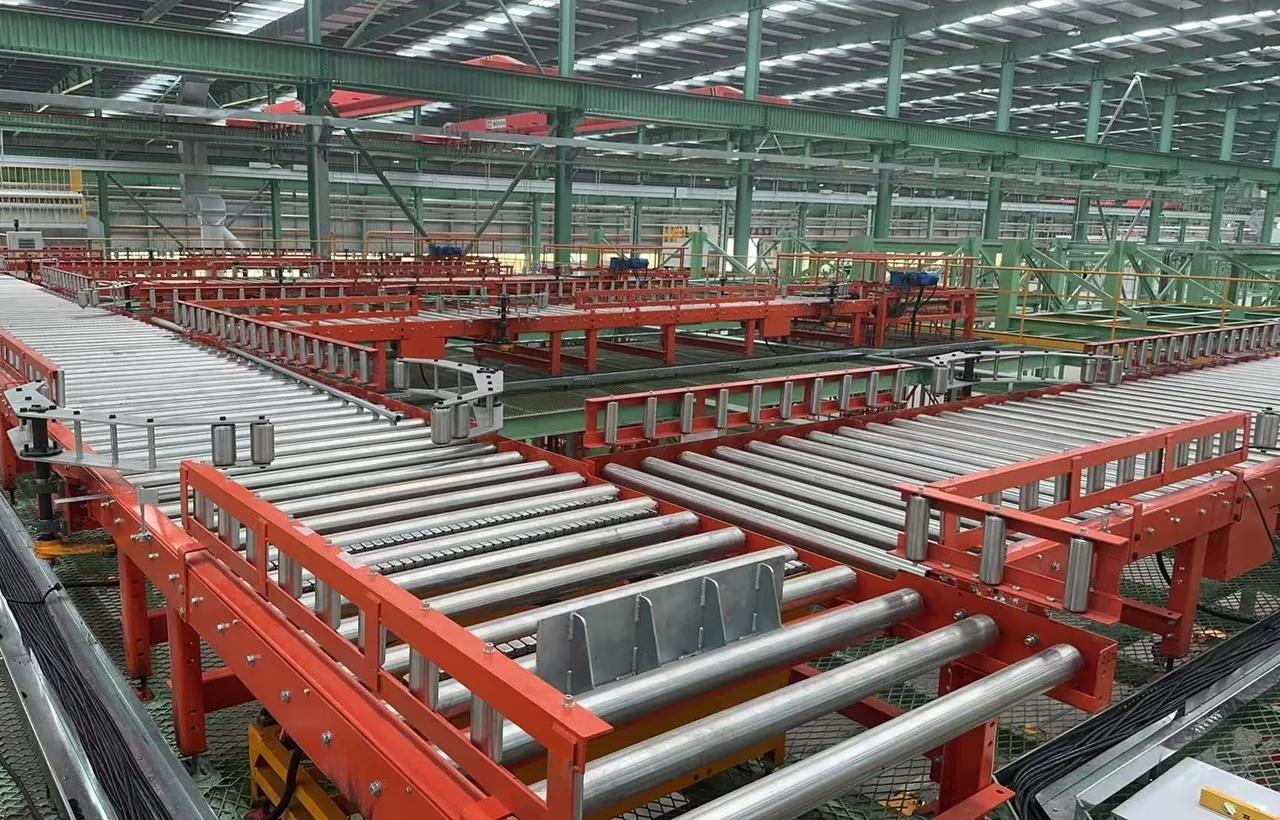 Tire final assembly conveyor line 2