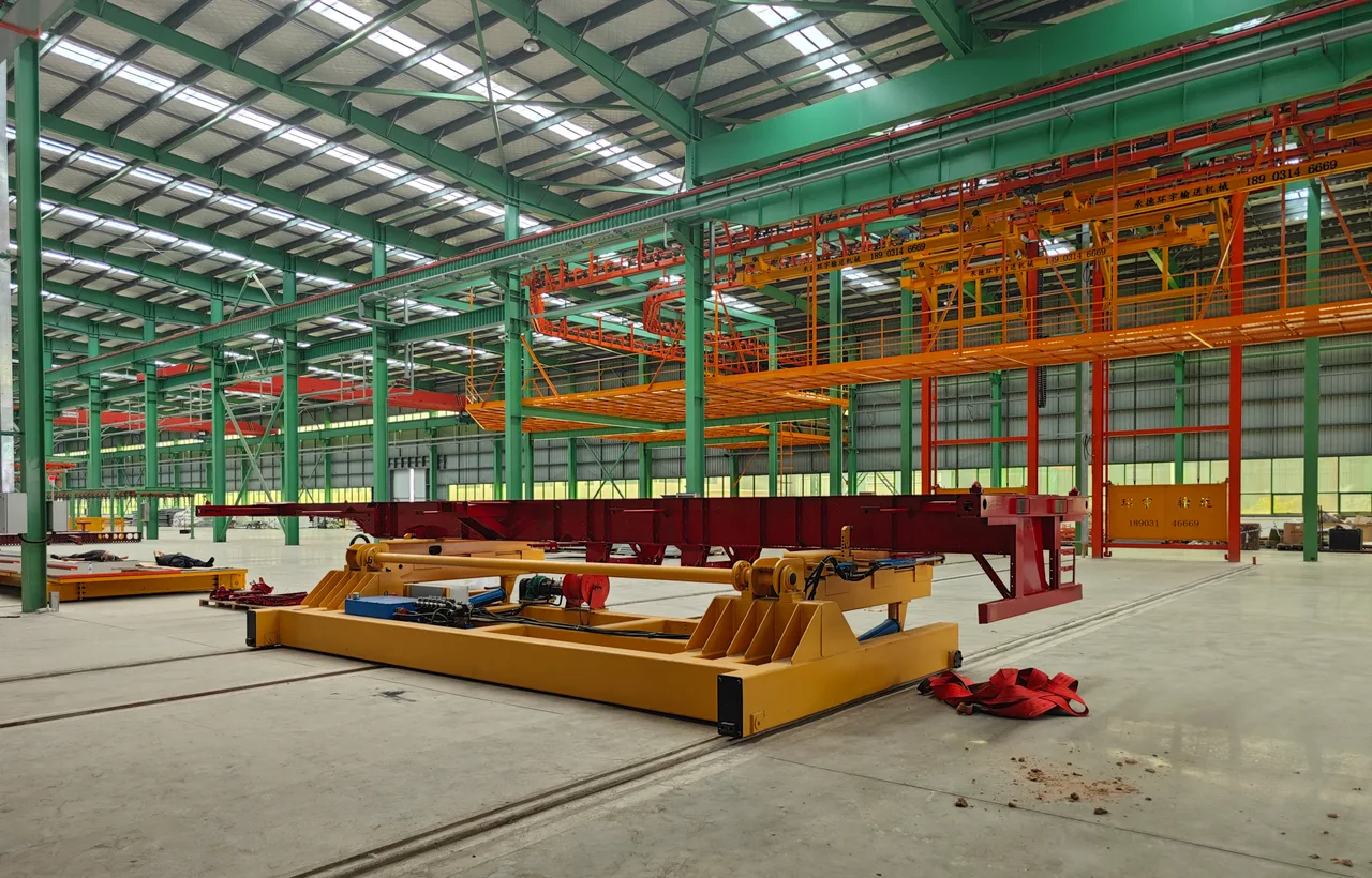 Special vehicle PBS conveyor line