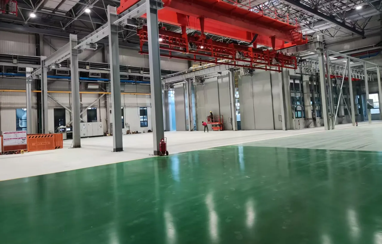 Fuselage coating line, Zhejiang Huarui Aviation