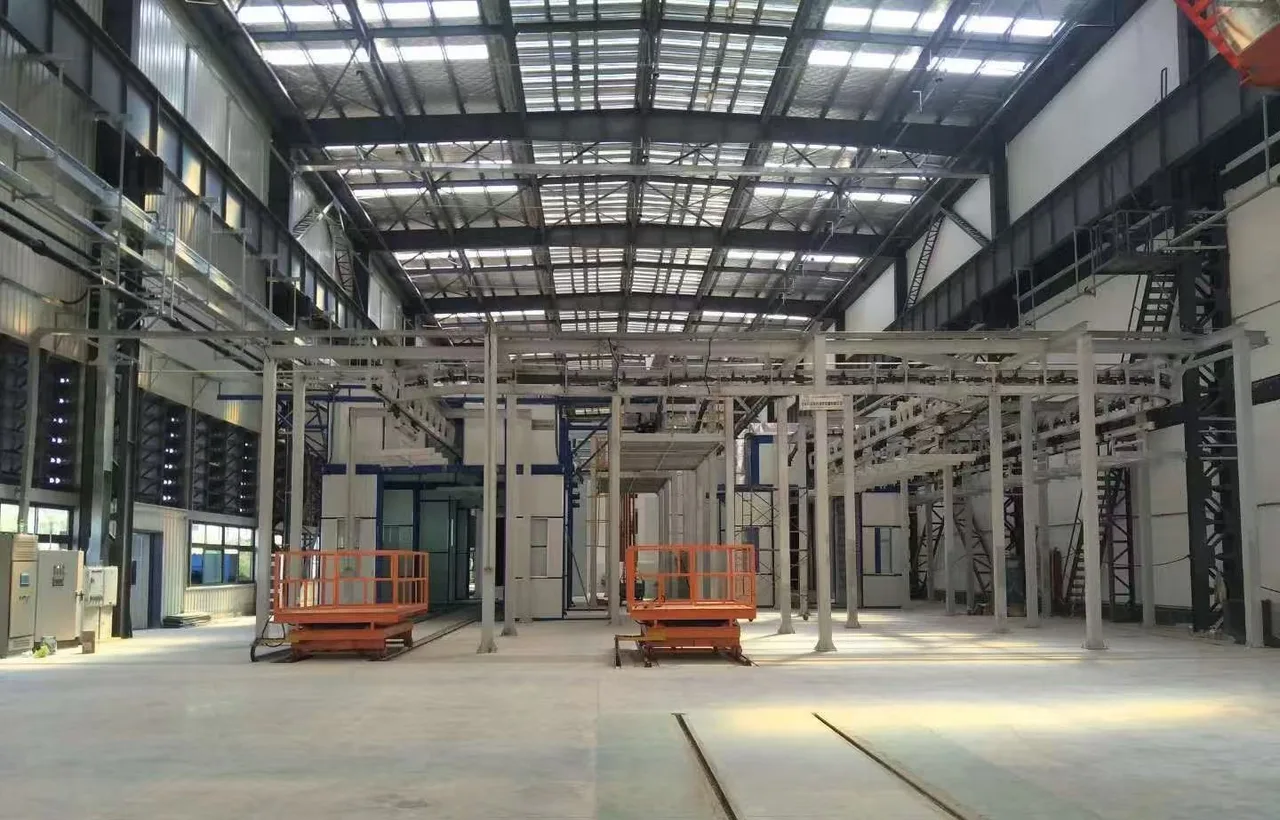Naval anchor winch coating conveyor line, CSIC Oasis (Nanjing)