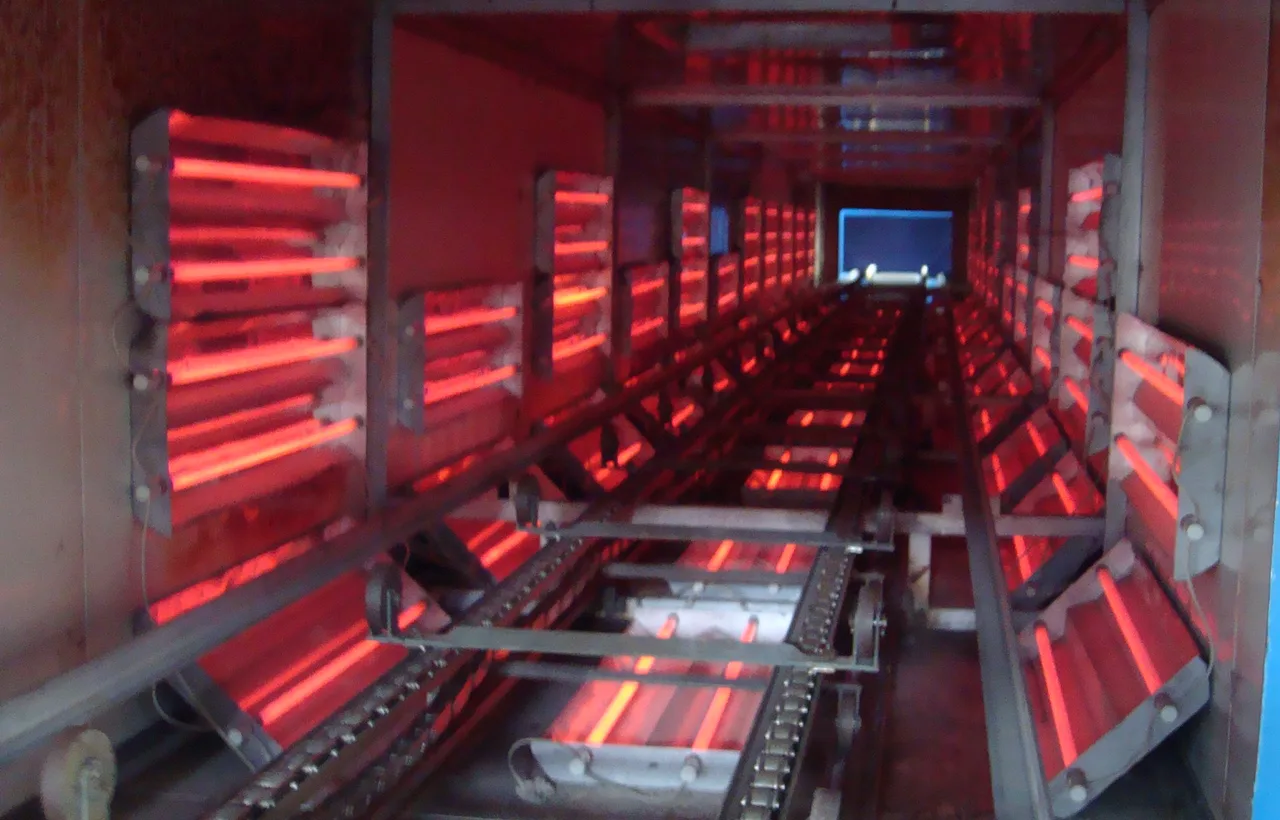 200L steel drum internal coating curing oven