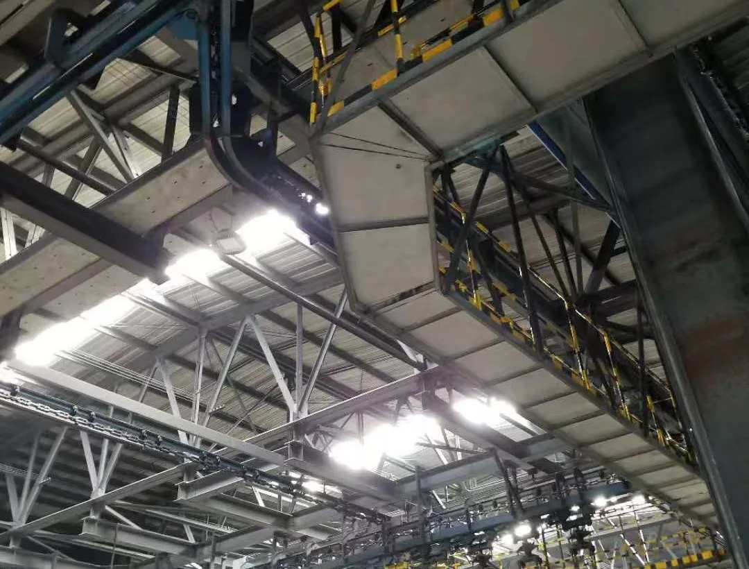 Aluminum plant anode carbon block assembly line